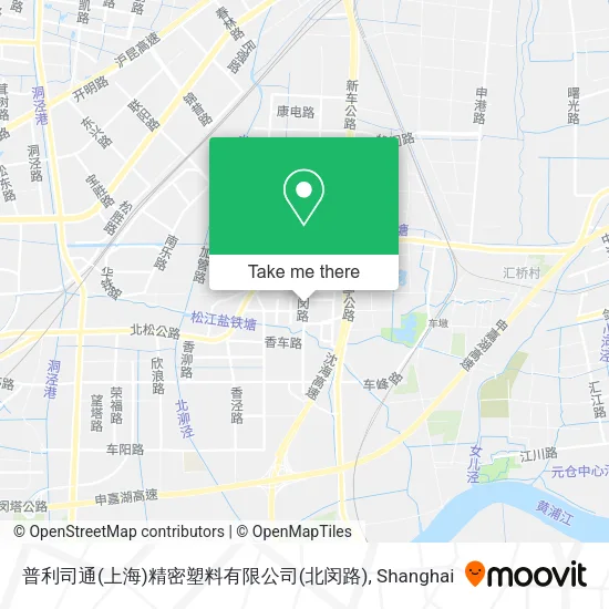 普利司通(上海)精密塑料有限公司(北闵路) map