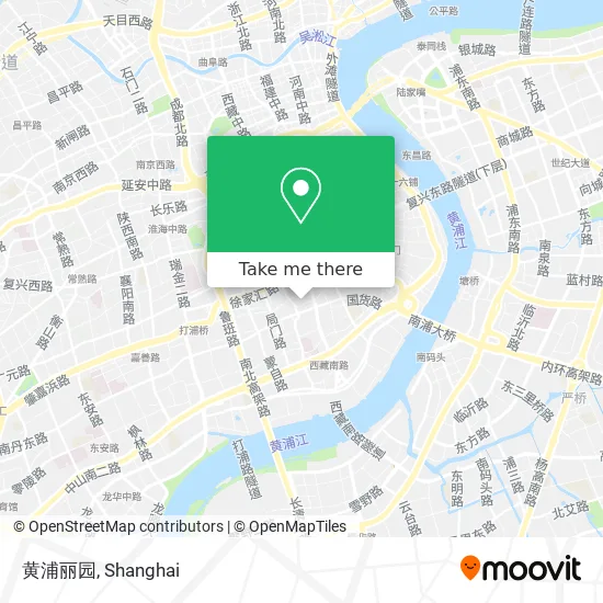黄浦丽园 map