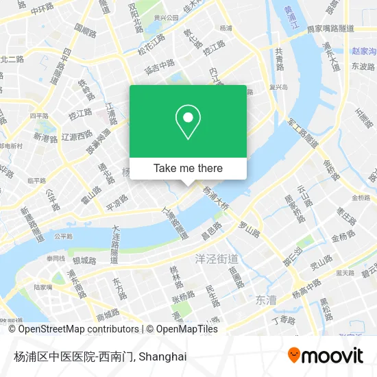 杨浦区中医医院-西南门 map