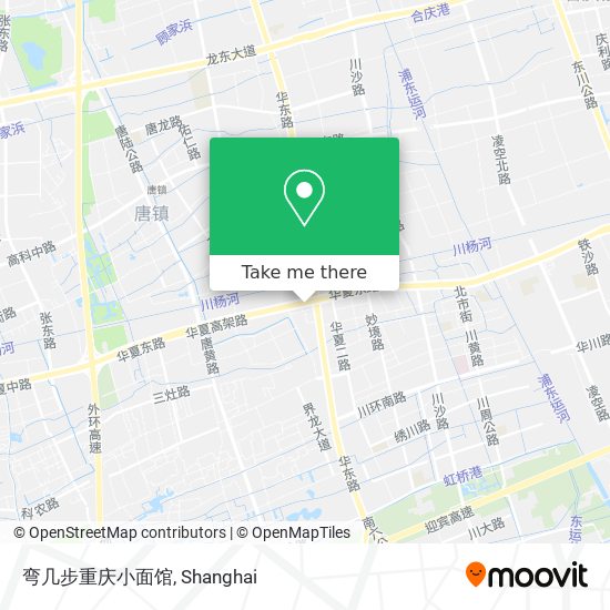 弯几步重庆小面馆 map