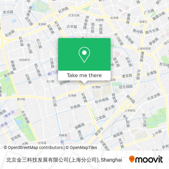 北京金三科技发展有限公司(上海分公司) map