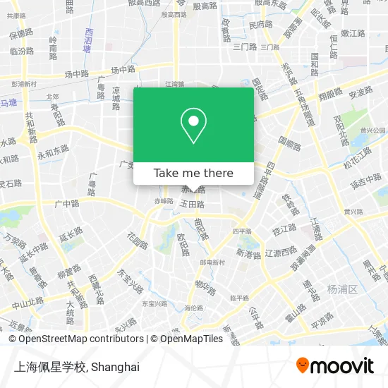上海佩星学校 map