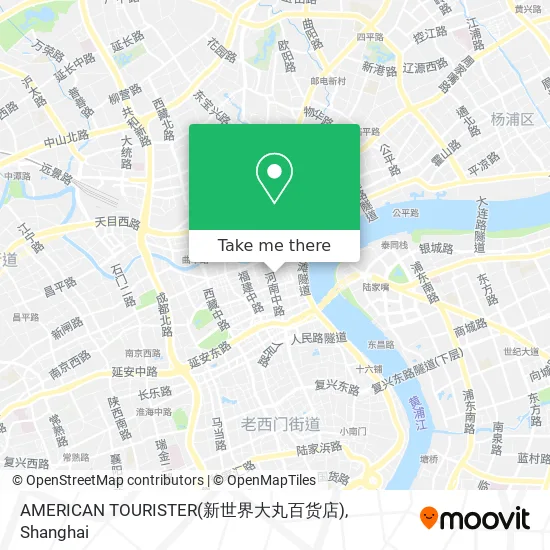 AMERICAN TOURISTER(新世界大丸百货店) map