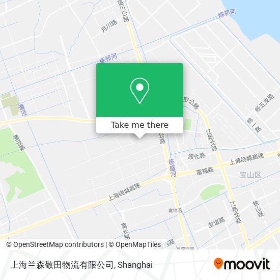 上海兰森敬田物流有限公司 map