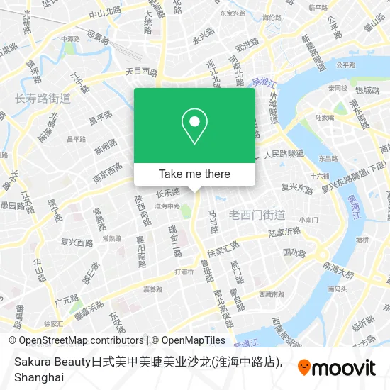 Sakura Beauty日式美甲美睫美业沙龙(淮海中路店) map
