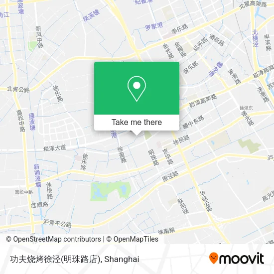功夫烧烤徐泾(明珠路店) map