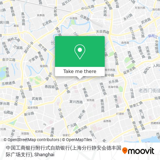 中国工商银行附行式自助银行(上海分行静安会德丰国际广场支行) map