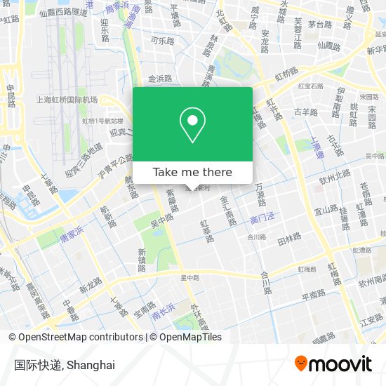 国际快递 map