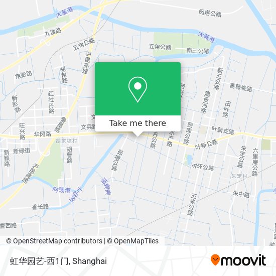 虹华园艺-西1门 map