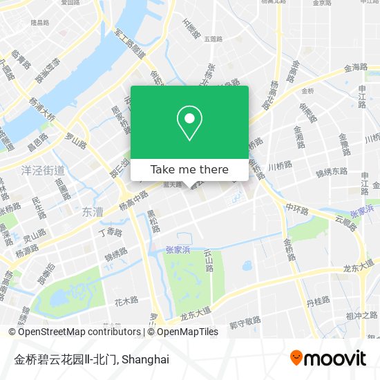 金桥碧云花园Ⅱ-北门 map