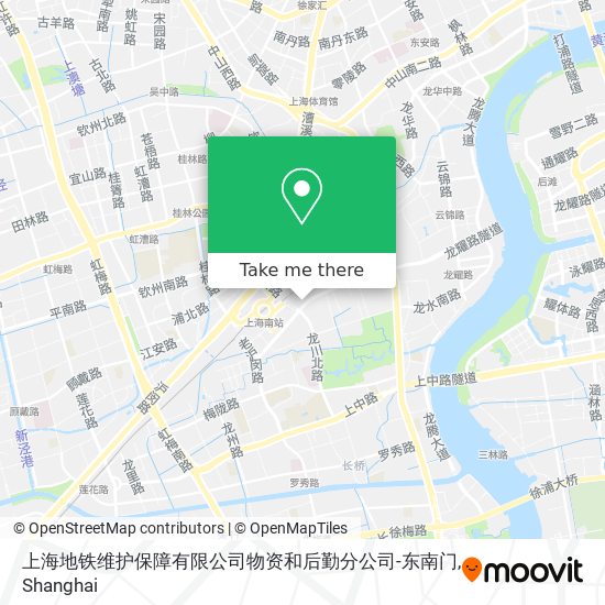 上海地铁维护保障有限公司物资和后勤分公司-东南门 map