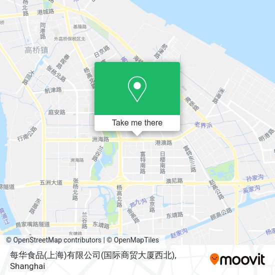 每华食品(上海)有限公司(国际商贸大厦西北) map