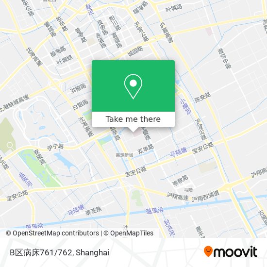 B区病床761/762 map