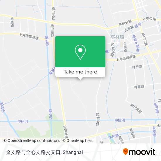金支路与全心支路交叉口 map