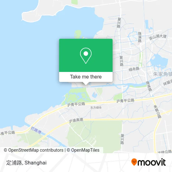定浦路 map