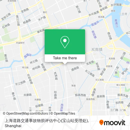 上海道路交通事故物损评估中心(宝山站受理处) map