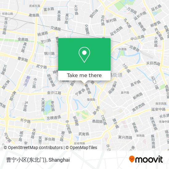 曹宁小区(东北门) map