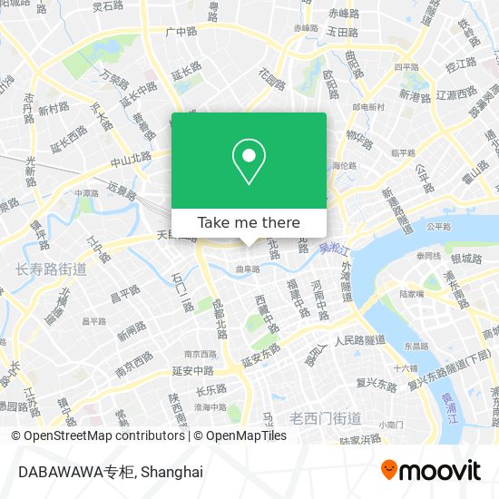 DABAWAWA专柜 map