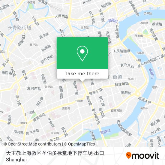 天主教上海教区圣伯多禄堂地下停车场-出口 map