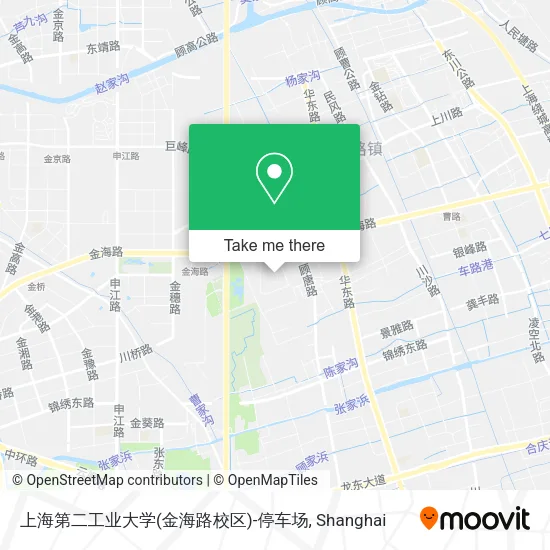 上海第二工业大学(金海路校区)-停车场 map
