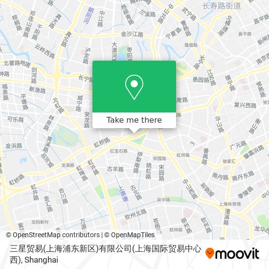 三星贸易(上海浦东新区)有限公司(上海国际贸易中心西) map