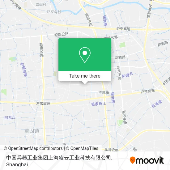 中国兵器工业集团上海凌云工业科技有限公司 map