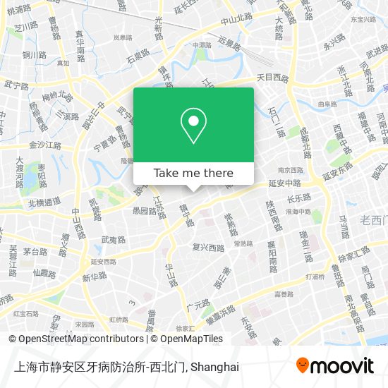 上海市静安区牙病防治所-西北门 map
