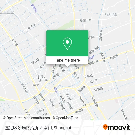 嘉定区牙病防治所-西南门 map