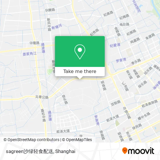 sagreen沙绿轻食配送 map