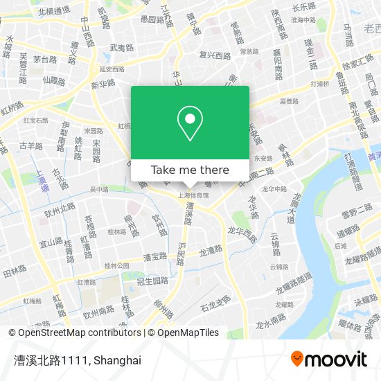漕溪北路1111 map