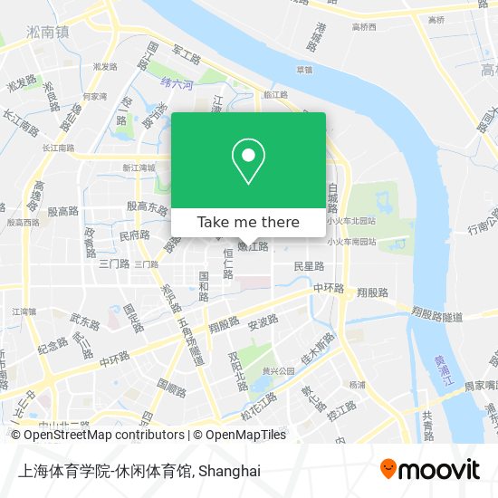 上海体育学院-休闲体育馆 map