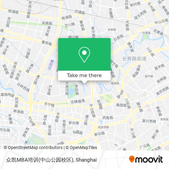 众凯MBA培训(中山公园校区) map
