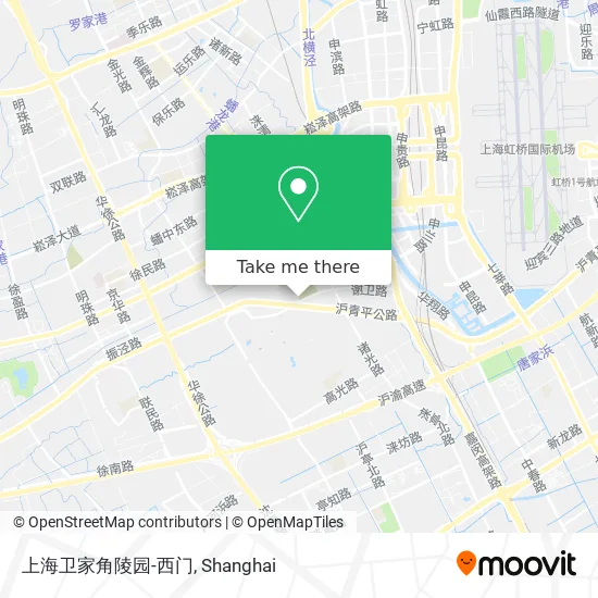 上海卫家角陵园-西门 map