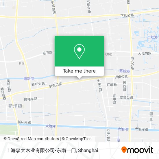 上海森大木业有限公司-东南一门 map