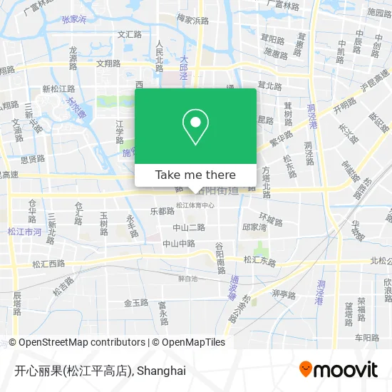 开心丽果(松江平高店) map
