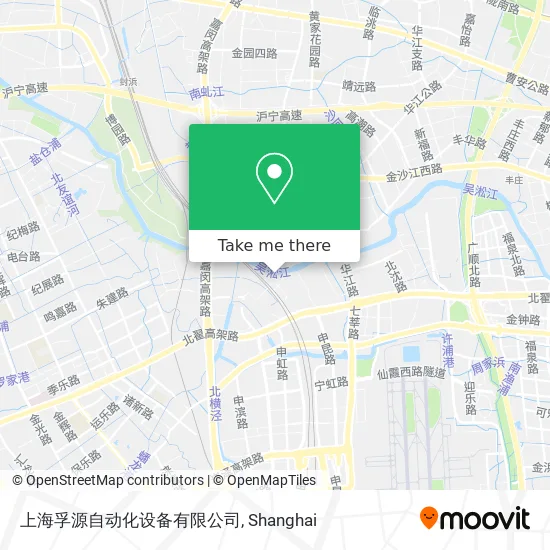 上海孚源自动化设备有限公司 map