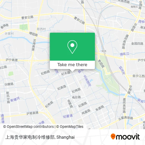 上海贵华家电制冷维修部 map