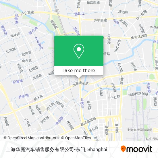 上海华庭汽车销售服务有限公司-东门 map