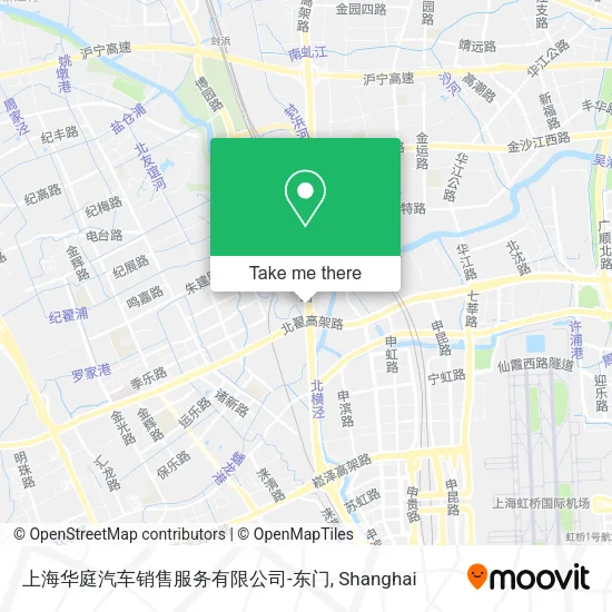 上海华庭汽车销售服务有限公司-东门 map