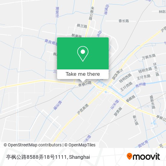 亭枫公路8588弄18号1111 map