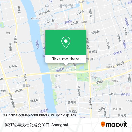 滨江道与沈杜公路交叉口 map