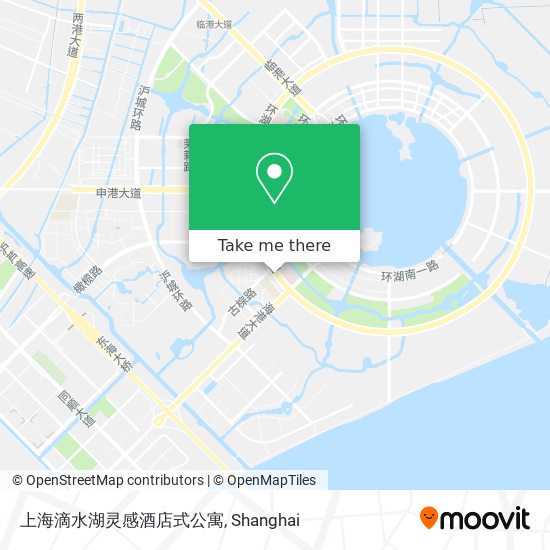 上海滴水湖灵感酒店式公寓 map