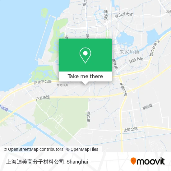 上海迪美高分子材料公司 map