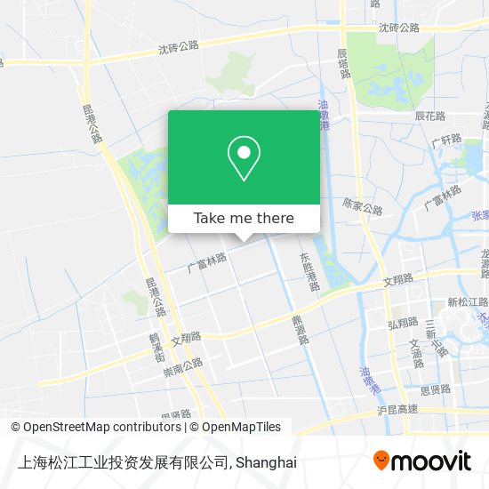 上海松江工业投资发展有限公司 map