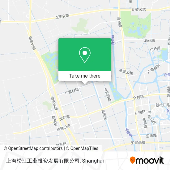 上海松江工业投资发展有限公司 map