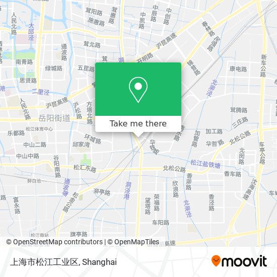 上海市松江工业区 map