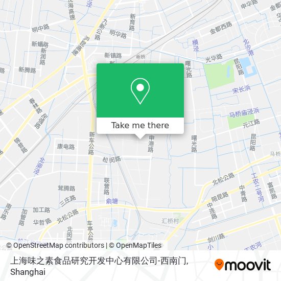 上海味之素食品研究开发中心有限公司-西南门 map