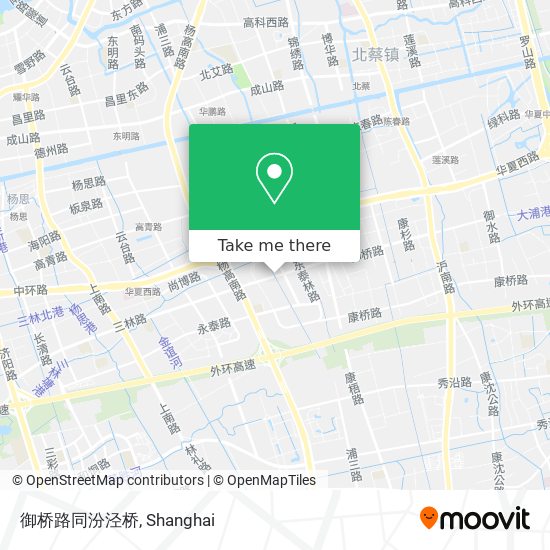 御桥路同汾泾桥 map