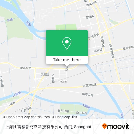 上海比雷福新材料科技有限公司-西门 map