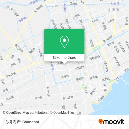 心舟海产 map